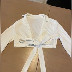 Cider Long-sleeve Crop Top